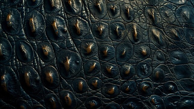Background with a crocodile leather texture
