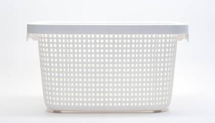 empty shopping basket orange, yellow, white, blue, red