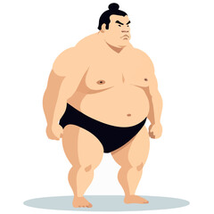 Series -  Sumo Wrestler frontal posing | Japanese Wrestling Fighting | Big athlete