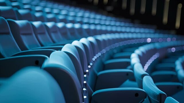 The curved rows of seats give each viewer an unobstructed view of the dome enhancing the immersive experience.