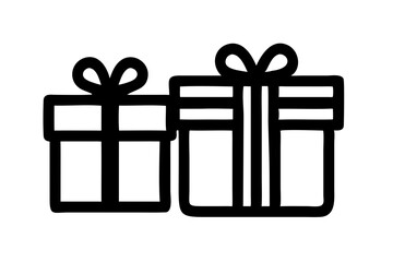 Gift and Surprise - Illustration Icons stock illustration