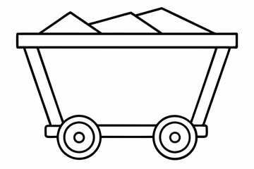 Mining Cart stock illustration