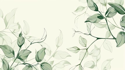 simplistic floral background