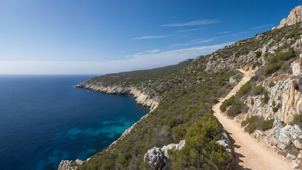 Obraz premium view from the top of the mountain