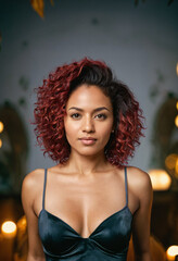 Beautiful Mixed-Race Woman