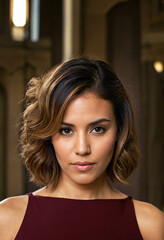 Beautiful Mixed-Race Woman