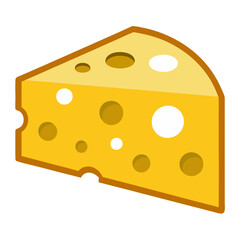 piece of cheese Illustration SVG