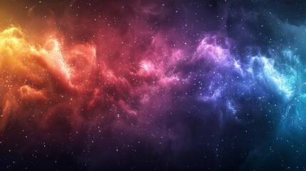 Stormy sea, rainbow particles, starlight, realistic, beautiful clarity, style neon