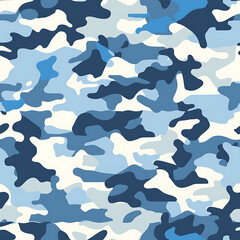 Air force camo pattern with sky blue, navy, and light gray tones for seamless wallpaper 2