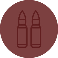 Bulet Vector Line Maroon Circle Maroon