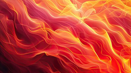 Obraz premium Abstract Background with Vivid Red and Yellow Swirls