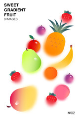 Sweet Gradient Fruit