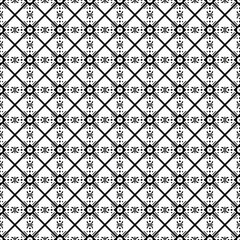 Fototapeta premium Black and white geometric pattern