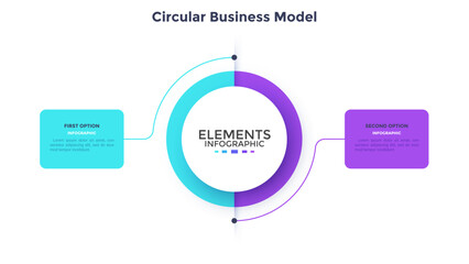 Fototapeta premium Modern Infographic Vector Banner