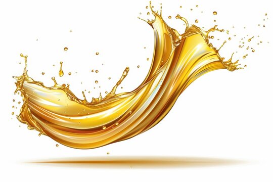 oil splash vector illustration