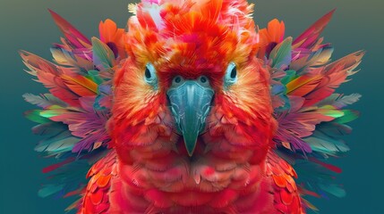 Obraz premium Pop Art Menagerie: Birds and Wildlife