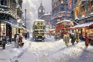 street in winter