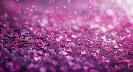 Sparkling Confetti Blur Background