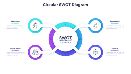 Obraz premium Modern Infographic Vector Banner