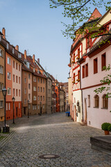 View of Nuremberg's old town, Germany.