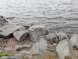 rocks in the water