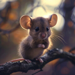 mouse in the garden