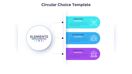 Naklejka premium Modern Infographic Vector Banner