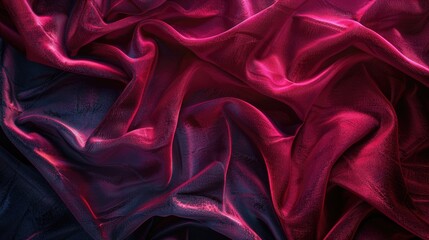 Obraz premium Lush velvet textures with deep color gradients