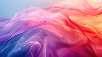 Fototapeta premium Magazine-style abstract wallpaper where gradients