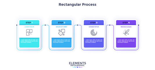 Modern Infographic Vector Banner
