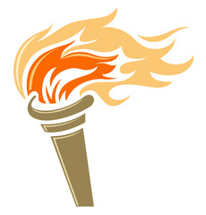 sports torch symbol.ai