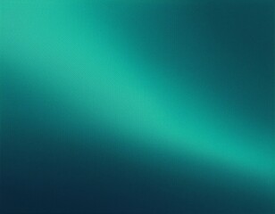 Obraz premium blue green background, Teal green blue grainy color gradient background glowing noise texture poster backdrop banner copy space