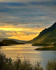 Fototapeta premium sunset over the sea