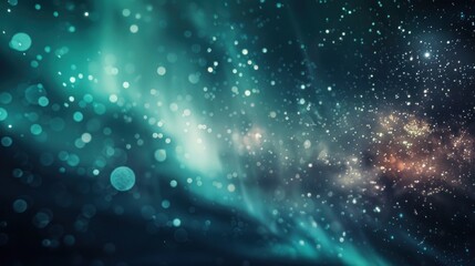 Obraz premium Cosmic Nebula with Stars and Lights