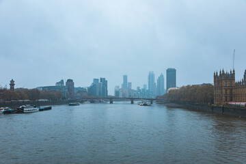 Fototapeta premium London, UK - Palace of Westminster and Big Ben