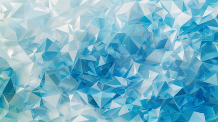 Light blue crumpled paper texture with polygonal geometric pattern