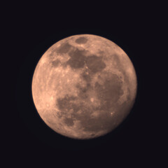 Fototapeta premium Waxing Gibbous Moon at 95% Illumination