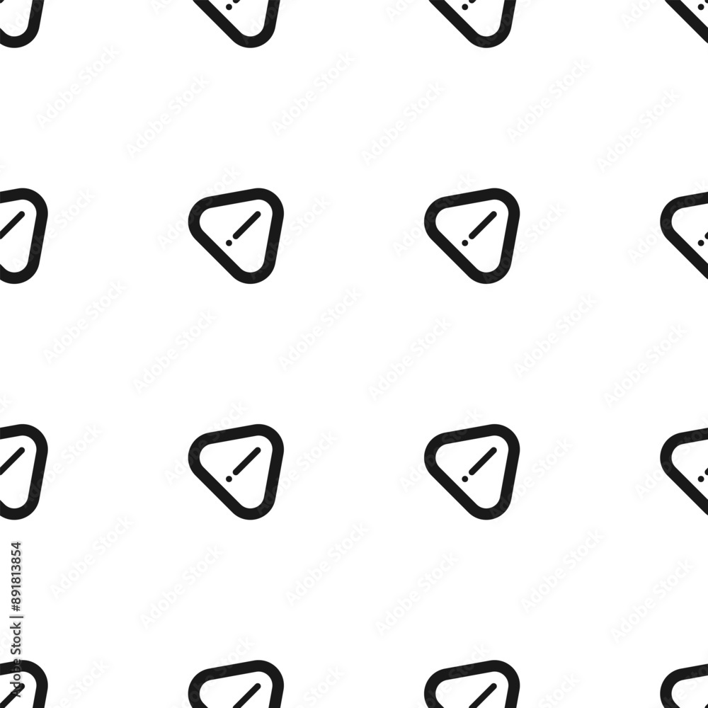 Aufkleber danger sign seamless vector background. warning exclamation mark icon in triangle vector. danger sym