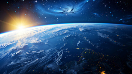 earth and moon