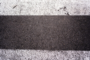 Close up on crosswalk.
