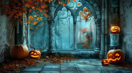 Eerie halloween room decorations to set up a chilling and spooky ambiance for a haunting experience