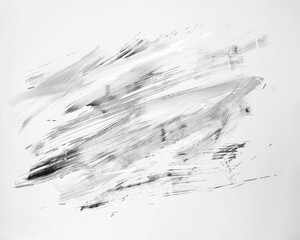 Naklejka premium Drawn light gray lines and strokes with a grunge feel on a white background
