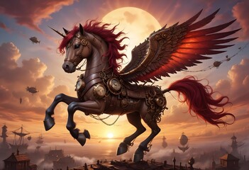 steampunk horse