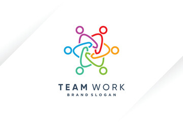 Community design element idea with modern creative concept high resolution vector