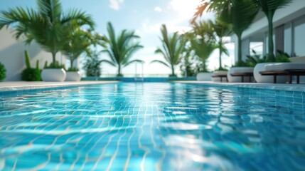 Poolside Relaxation: A Tranquil Oasis