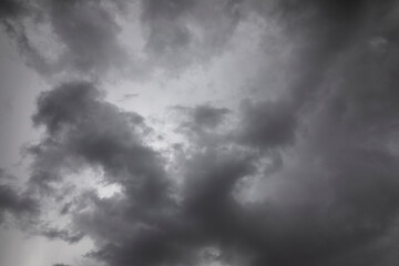 background with dark clouds in the sky