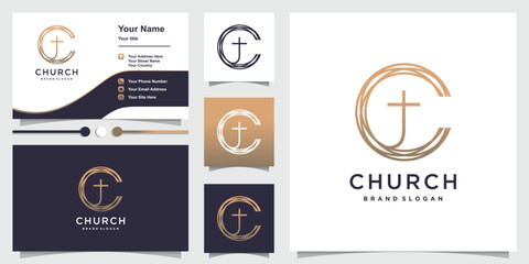Church design element idea with creative unique concept high resolution vector