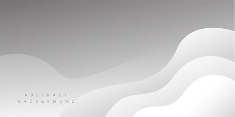 Abstract white and gray wave background. texture white pattern. vector illustration	