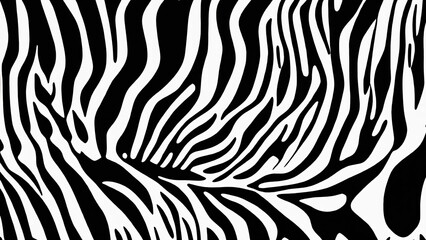 Seamless zebra skin pattern, animal print, 16:9, 300 dpi with space for text 