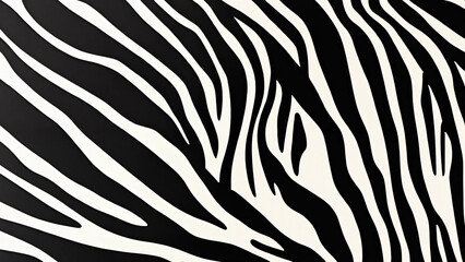Seamless zebra skin pattern, animal print, 16:9, 300 dpi with space for text 